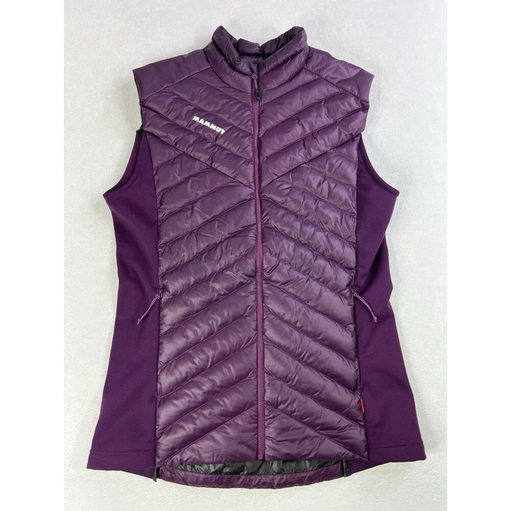 Mammut Albula Hybrid Insulated Puffer Vest Grape Purple Plum Womens Small
